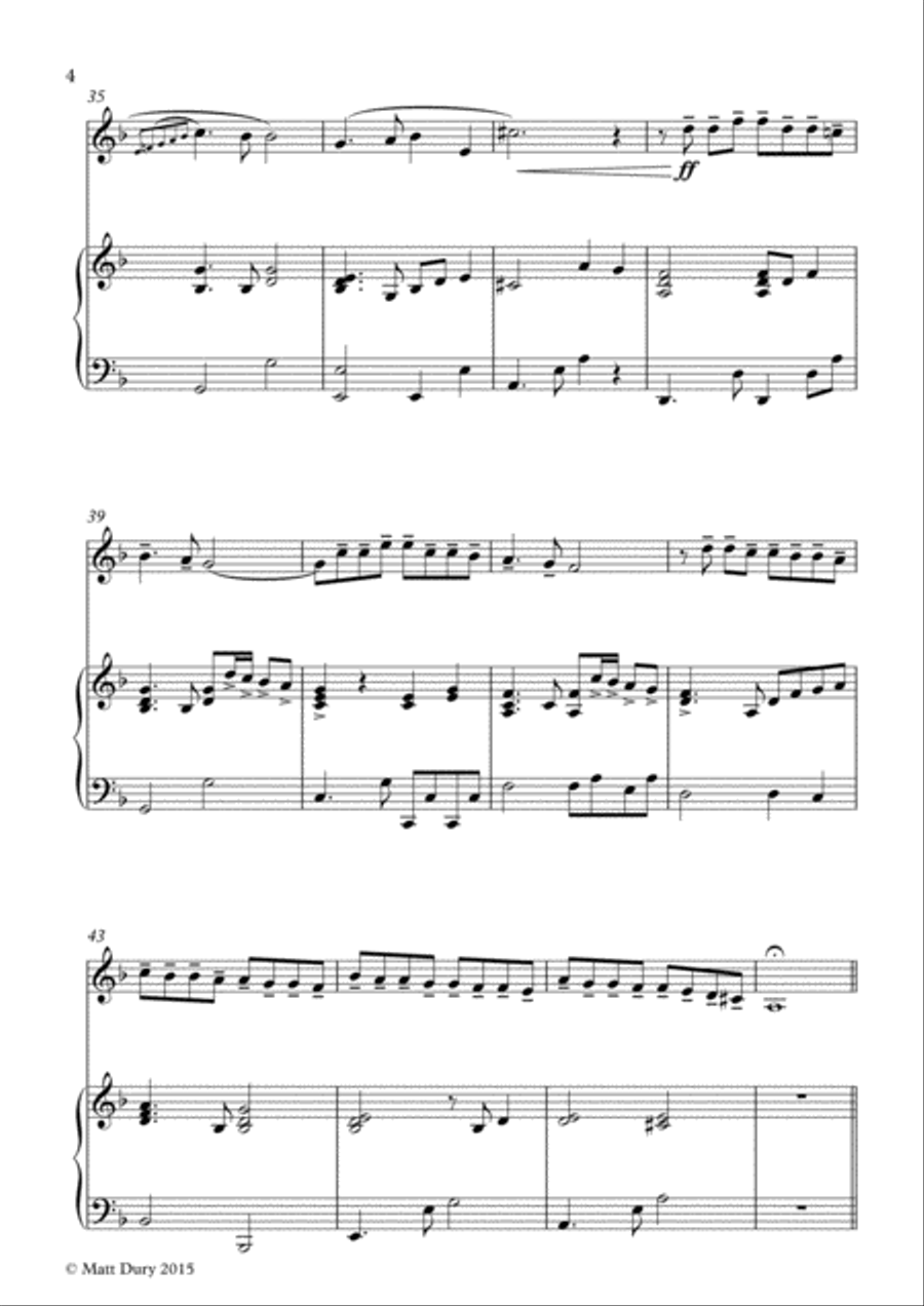 Fantasy for Trumpet Trumpet Duet scores gallery preview page 5