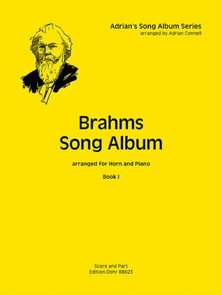 Book cover for Brahms Song Album I (für Horn und Klavier)