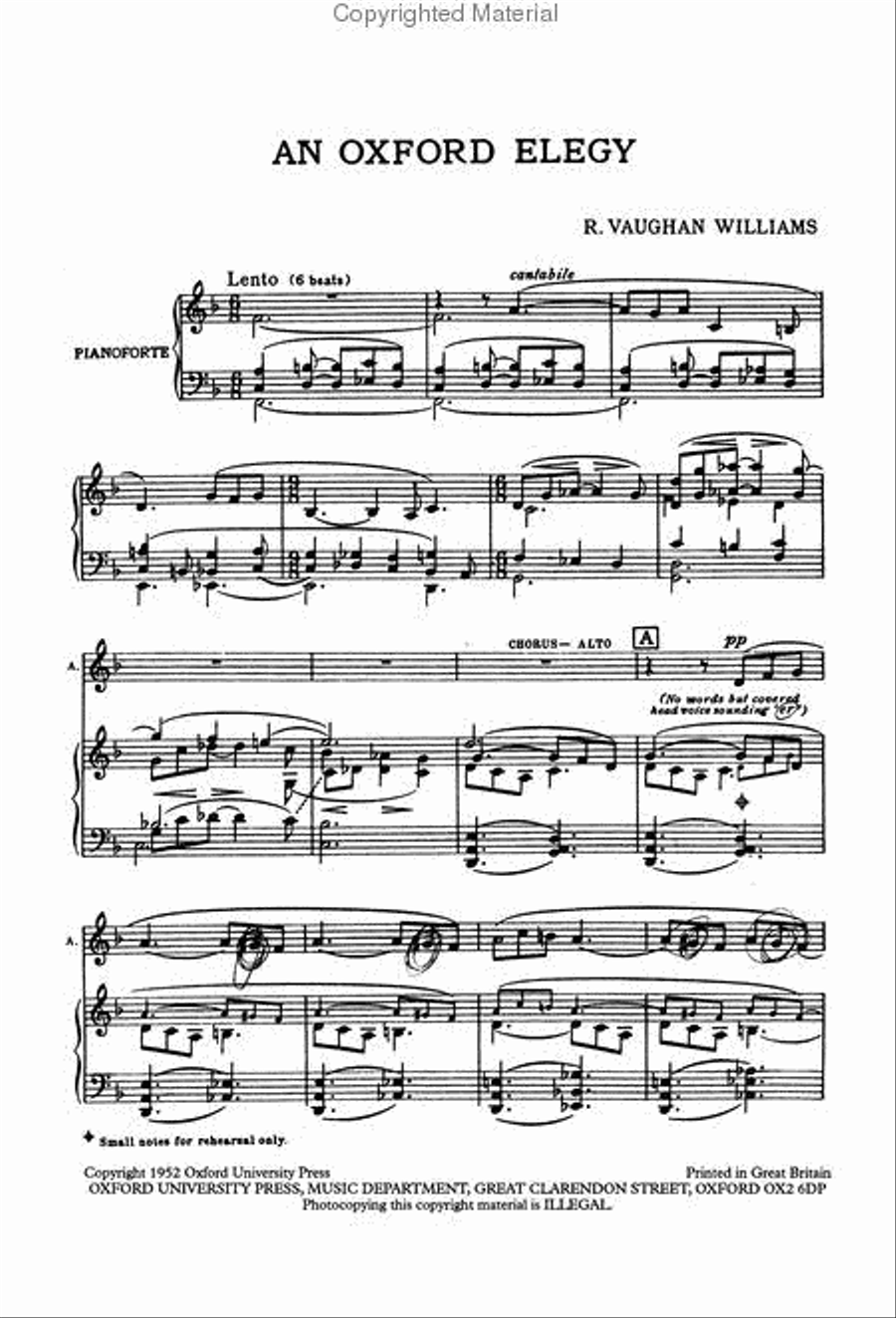 An Oxford Elegy An Oxford Elegy Choir scores gallery preview page 2