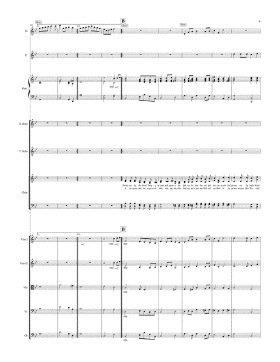 Modlitwa (Oratorium na Wielki Post) 4-Part scores gallery preview page 6