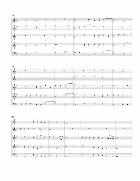 Plaine de dueil (arrangement for 5 recorders)