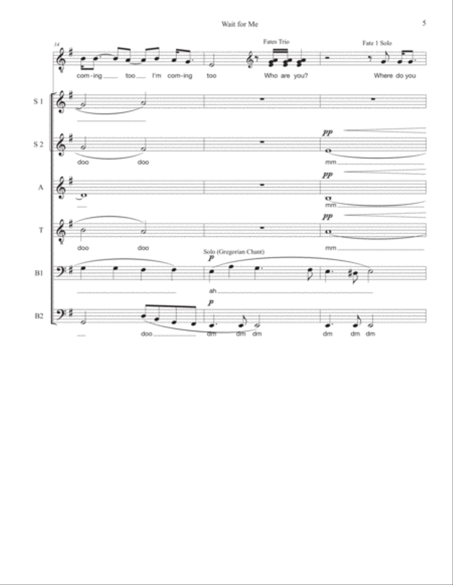 Wait For Me Divisi scores gallery preview page 5