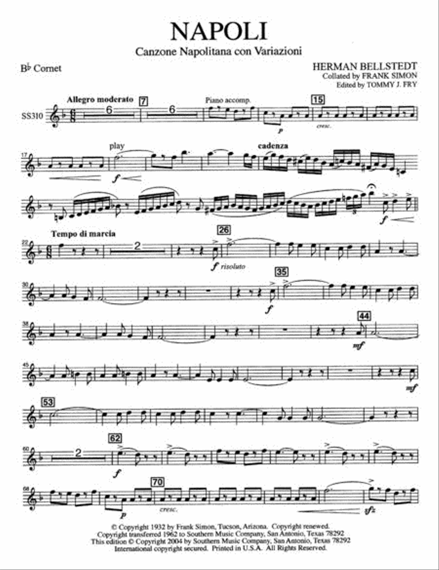 Napoli Trumpet scores gallery preview page 2