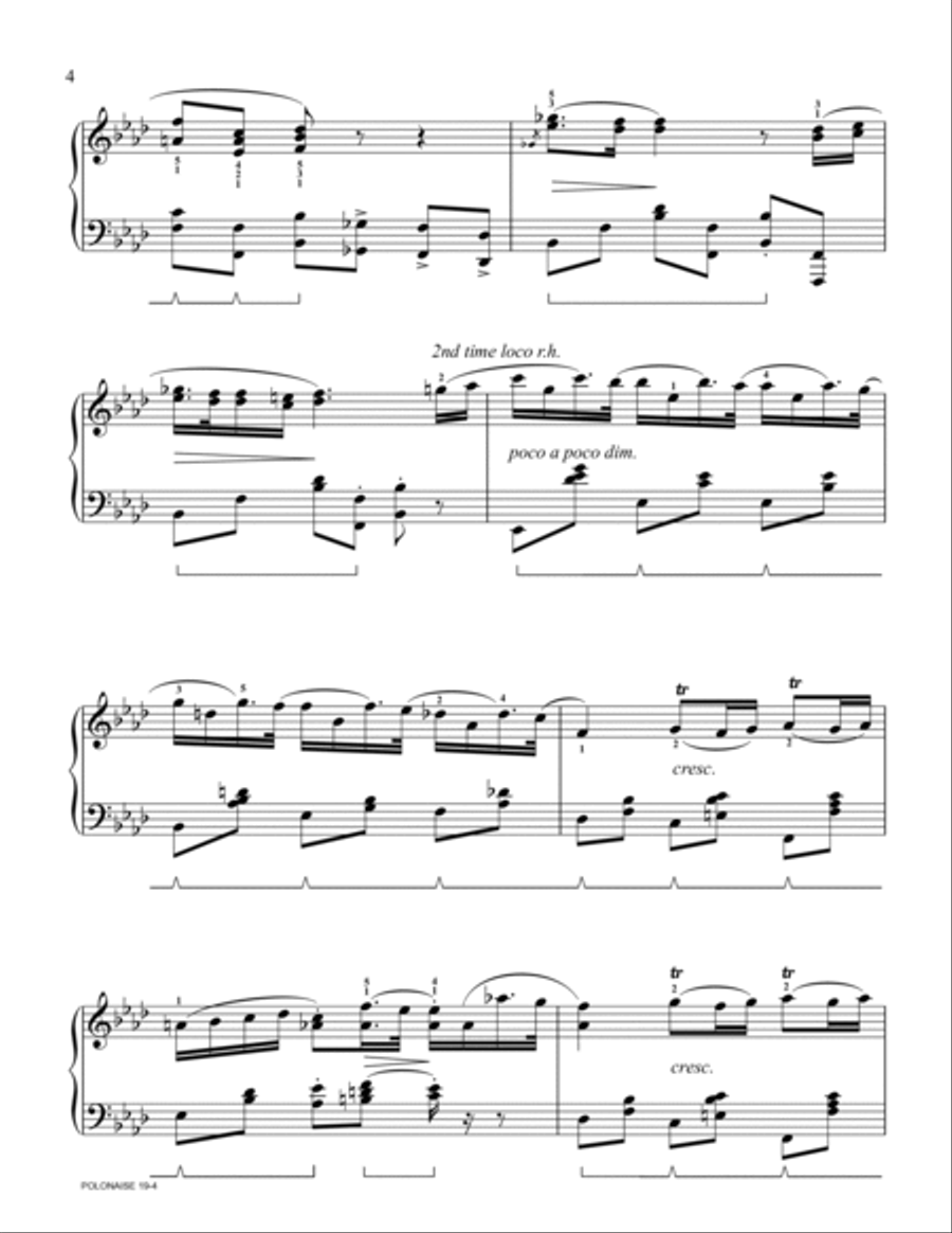 Chopin A-Flat Polonaise Opus 53 A-Flat Major 