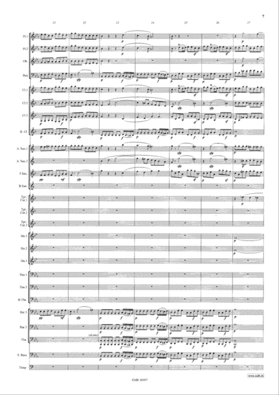 The Magic Flute Overture Concert Band scores gallery preview page 8