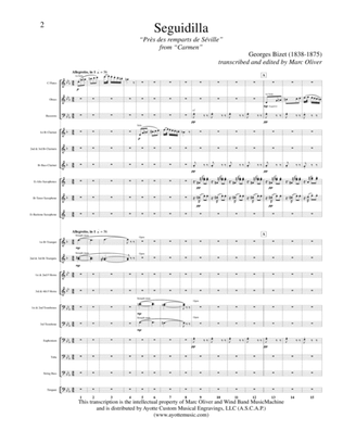 Sequidilla from Carmen (transcribed for concert band)