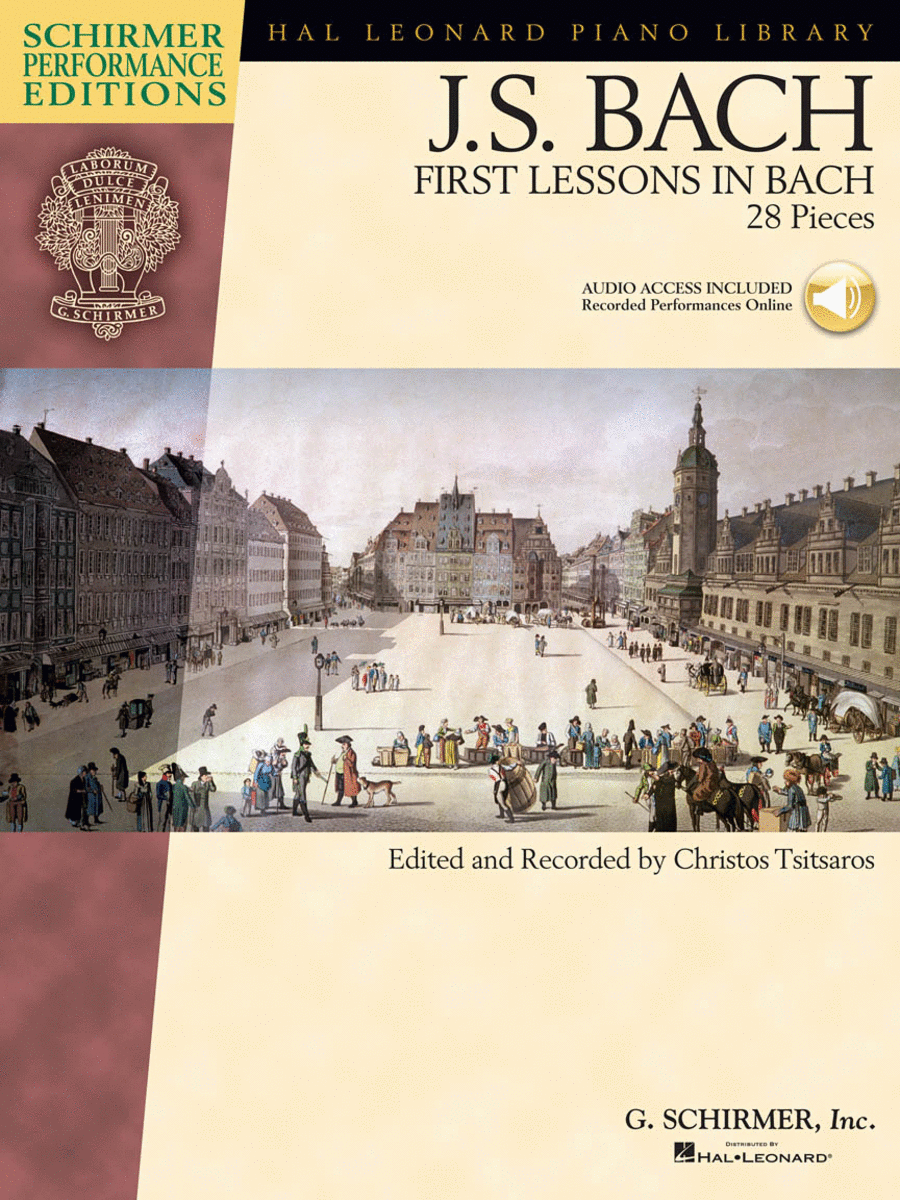 First Lessons in Bach Easy Piano scores gallery preview page 1