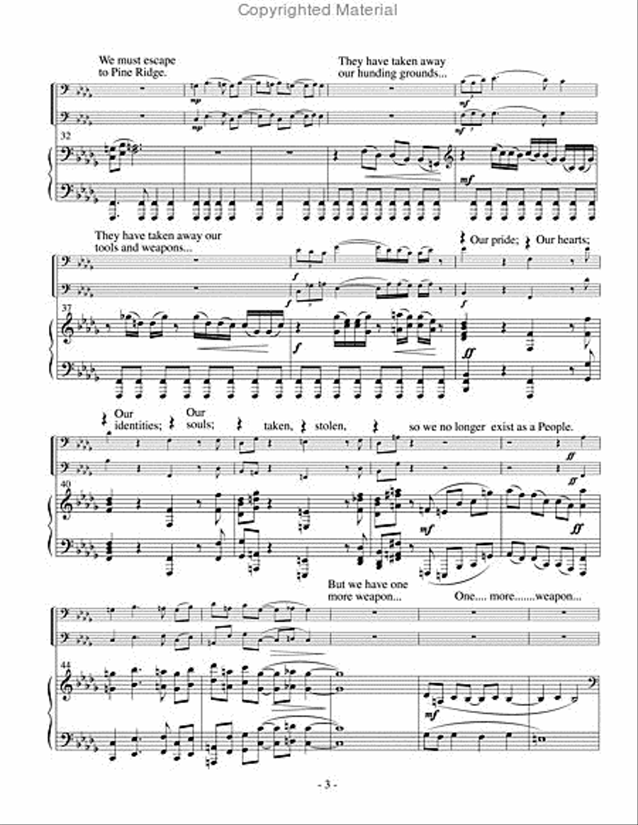 Requiem for Wounded Knee Requiem for Wounded Knee Tuba scores gallery preview page 8