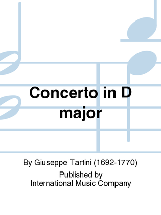 Book cover for Concerto In D Major
