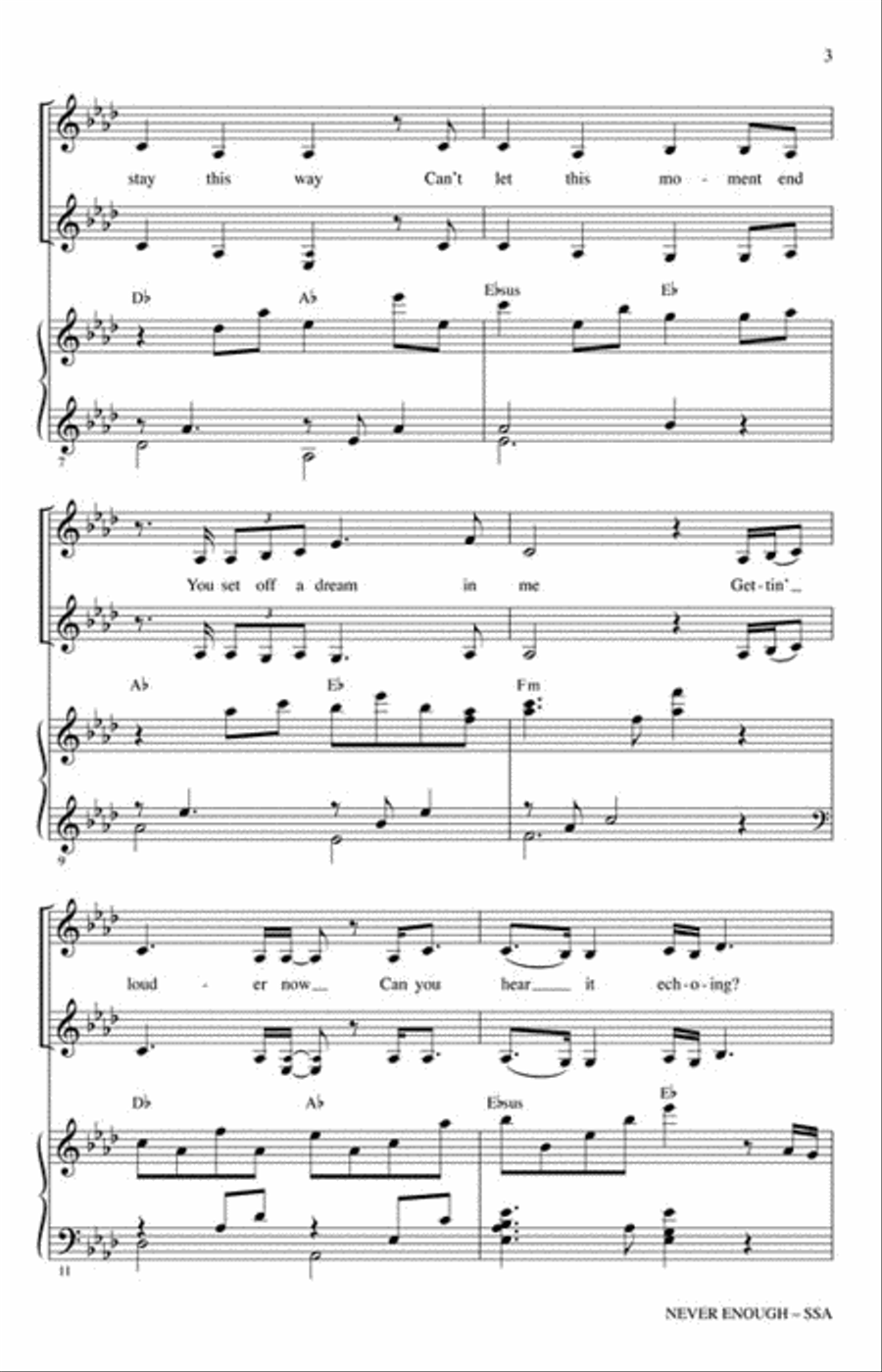 Never Enough Never Enough SSA scores gallery preview page 3
