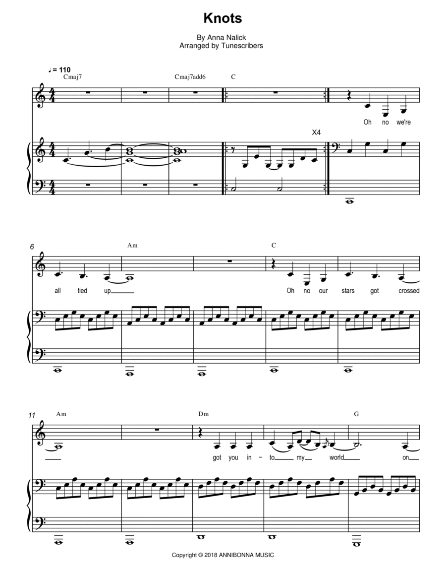 Knots Voice scores gallery preview page 1
