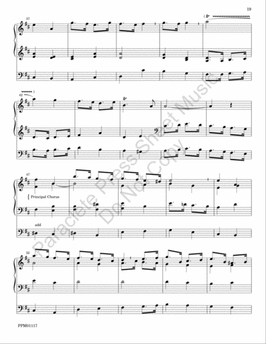 Tribute to Jeremiah Clarke Choir scores gallery preview page 20