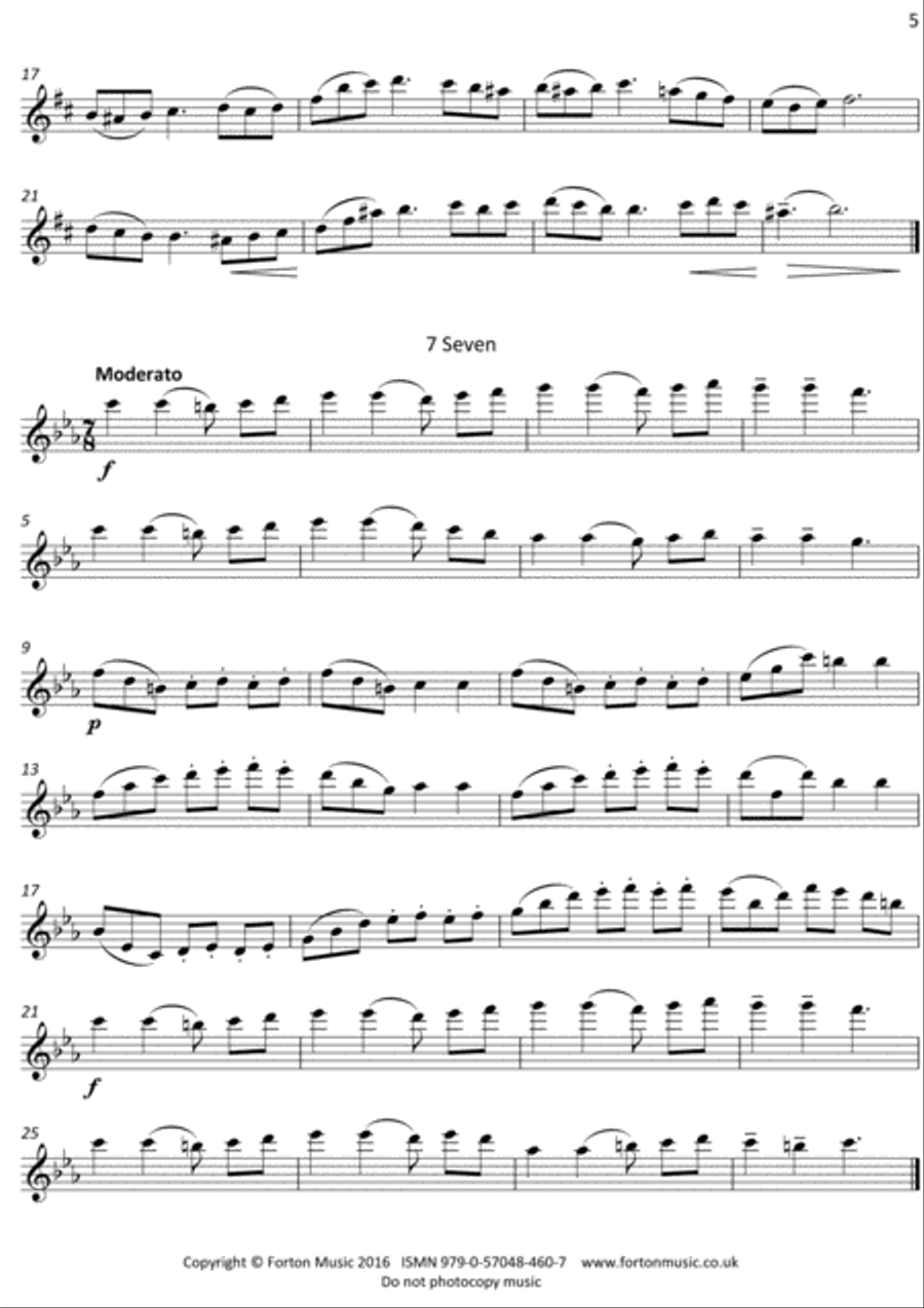 Twenty Four Five Flute scores gallery preview page 5