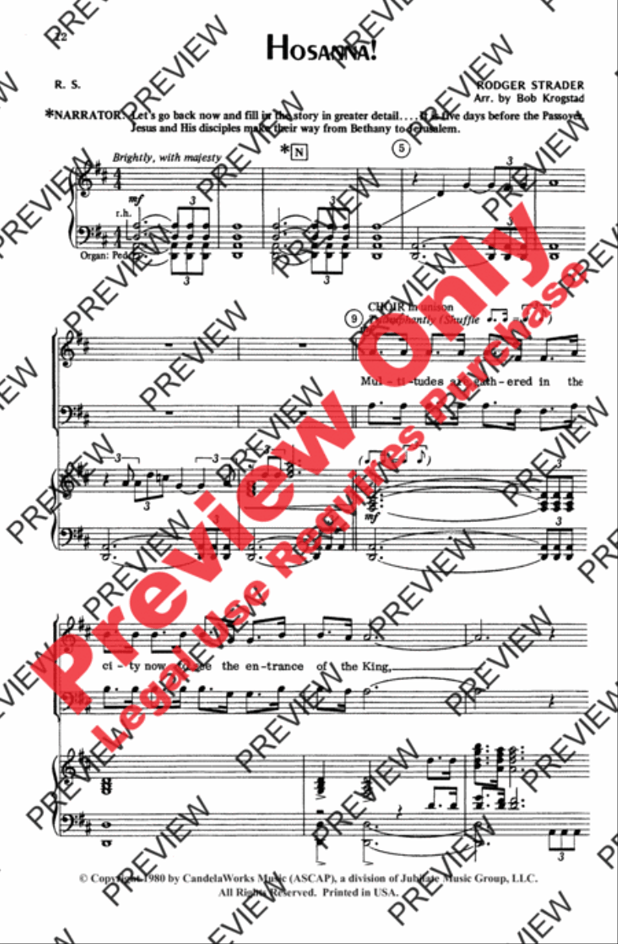 Then Came Sunday 4-Part scores gallery preview page 7