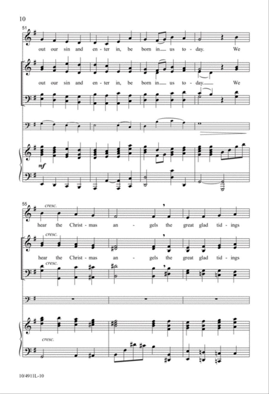 Once in Royal Bethlehem Once in Royal Bethlehem 4-Part scores gallery preview page 10
