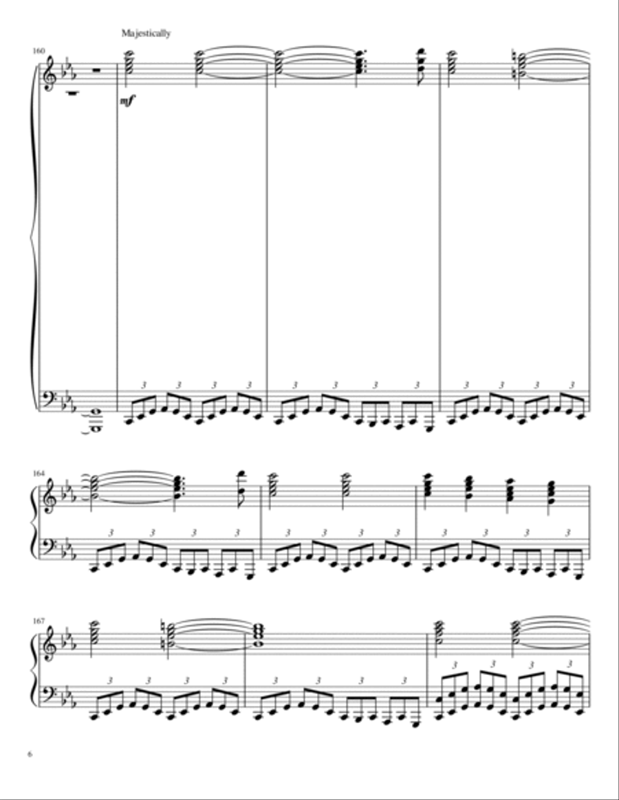 Light Of The Seven Piano Solo scores gallery preview page 6