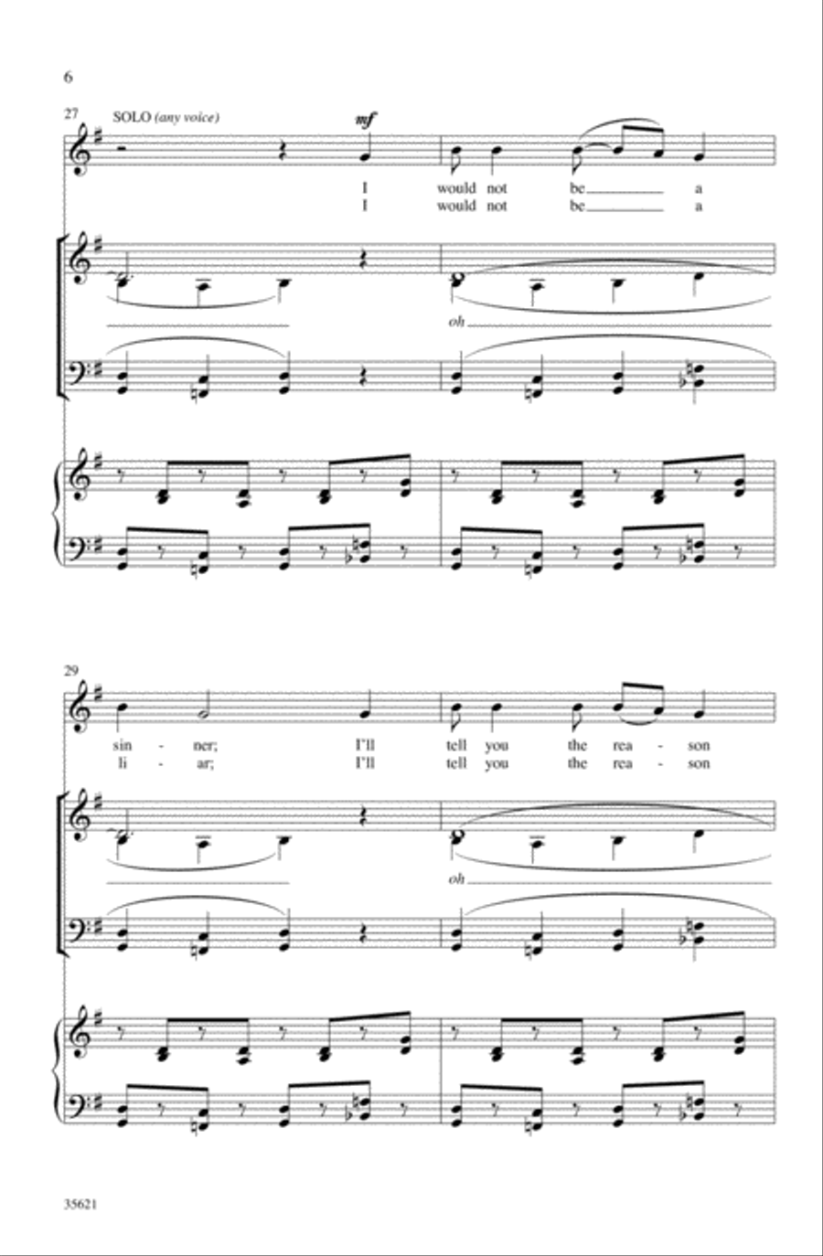 Plenty Good Room Plenty Good Room 4-Part scores gallery preview page 5
