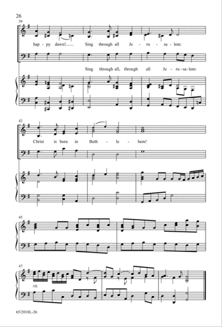 A Ceremony of Lessons and Carols 3-Part scores gallery preview page 27