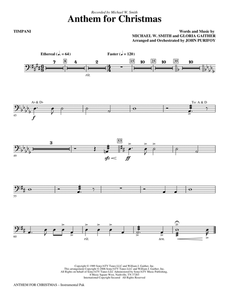 Anthem for Christmas - Timpani