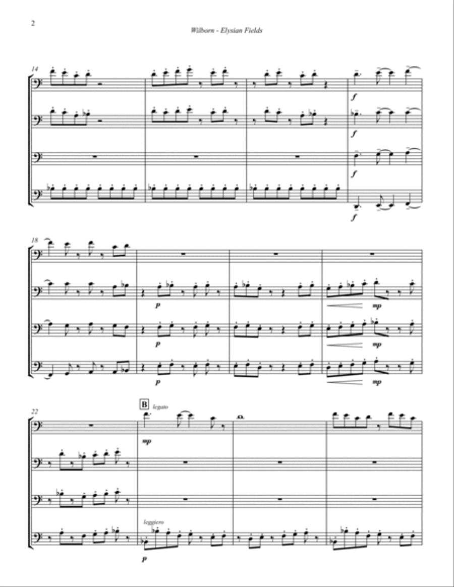 Elysian Fields for Trombone Quartet image number null