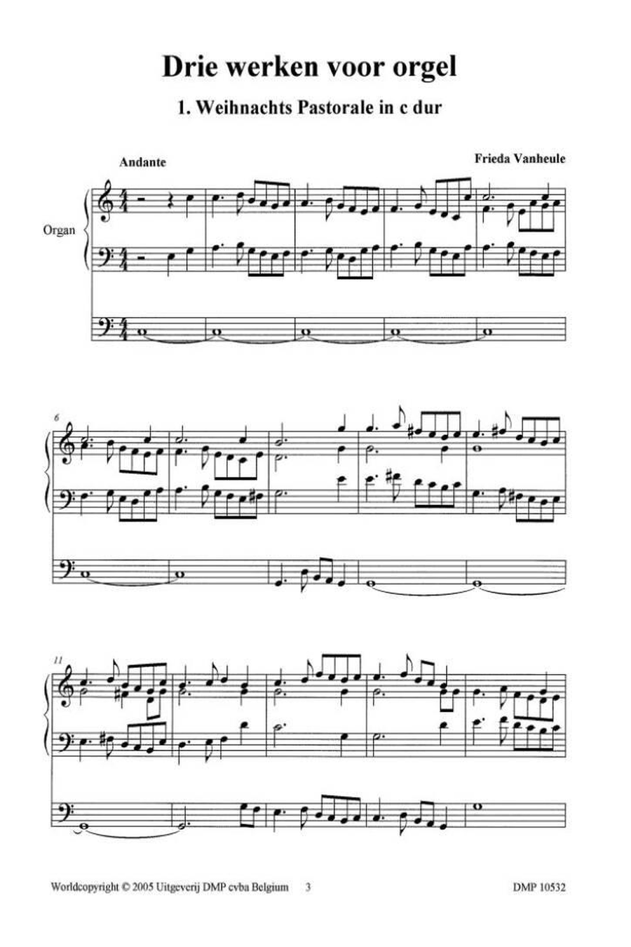 Drie Werken Voor Orgel Organ scores gallery preview page 2