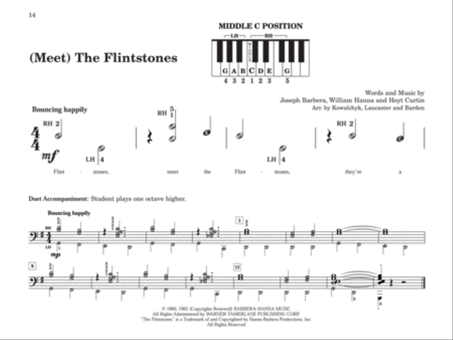My First Pop Songs, Book 1 Easy Piano scores gallery preview page 3