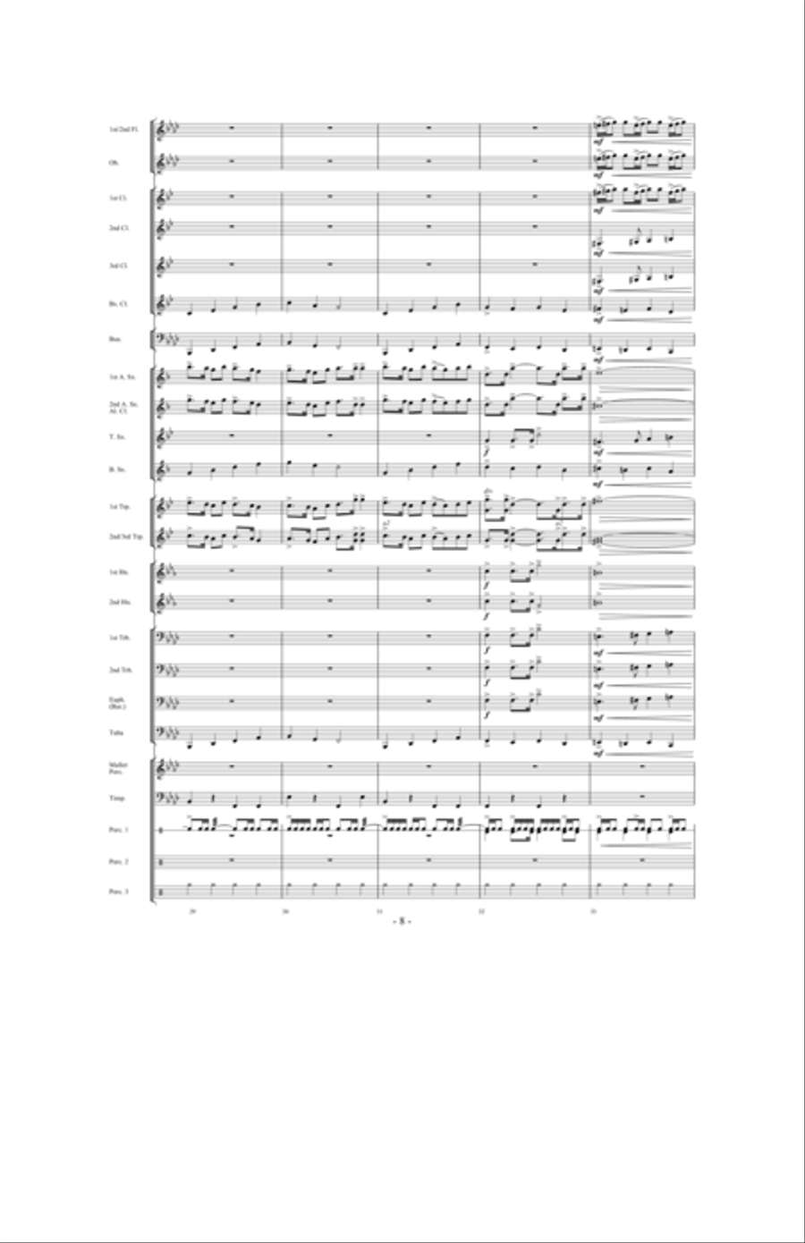 Valley of the Kings Valley of the Kings Concert Band scores gallery preview page 7