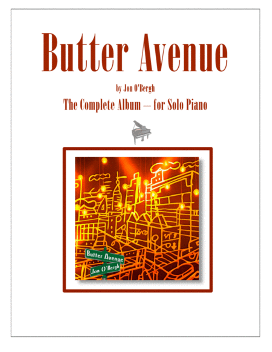 Butter Avenue - The Complete Album for Solo Piano Piano Solo scores gallery preview page 1