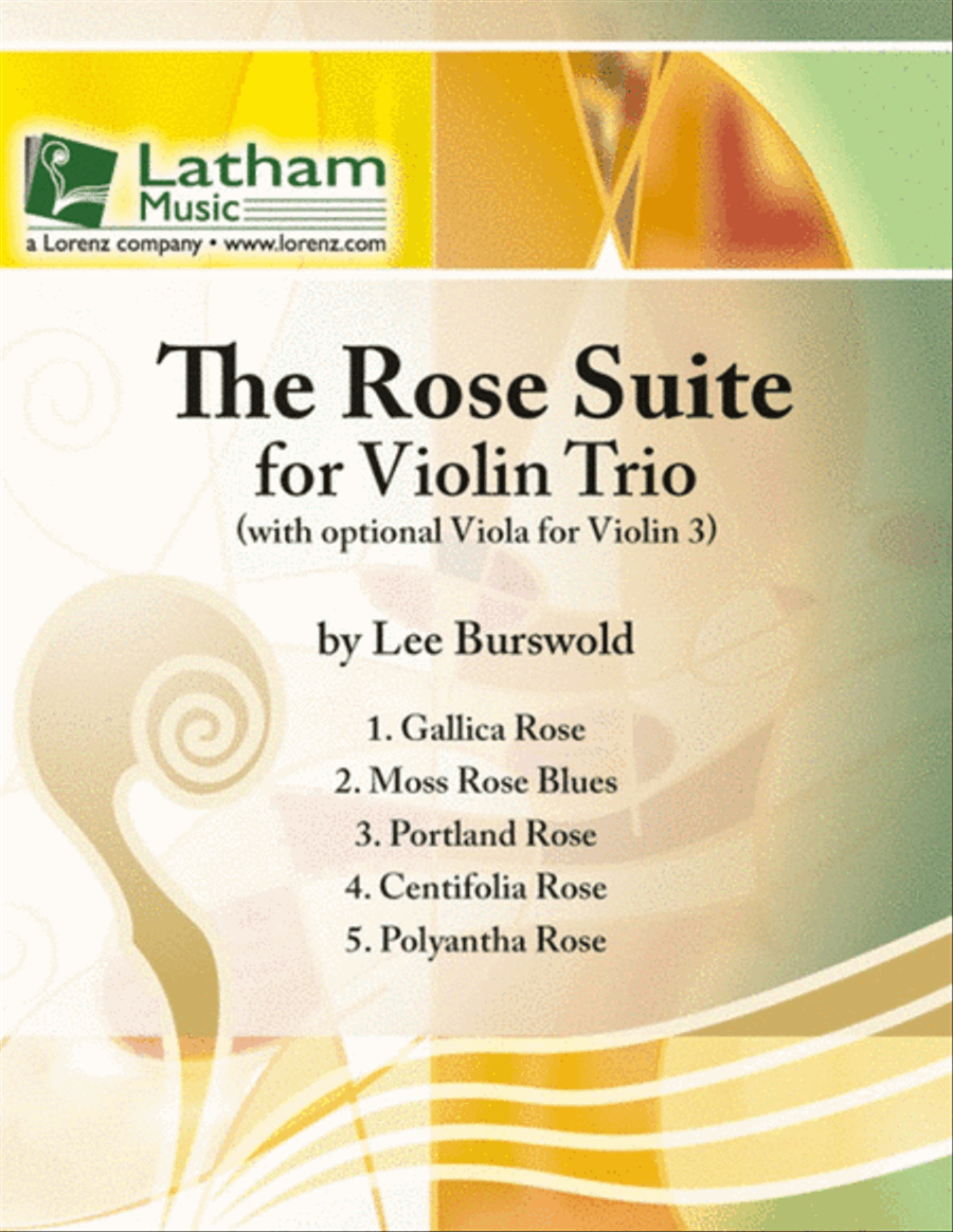 Rose Suite For Violin Trio Sco Pts Violin scores gallery preview page 1
