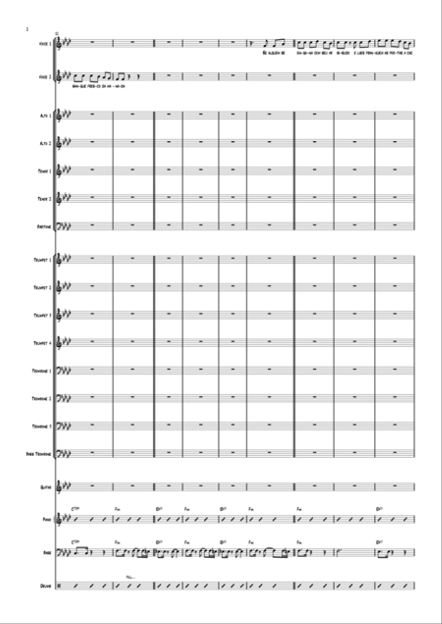 Os Vampiros Jazz Ensemble scores gallery preview page 2