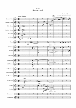 Shenandoah - Cornet Solo with Brass Band