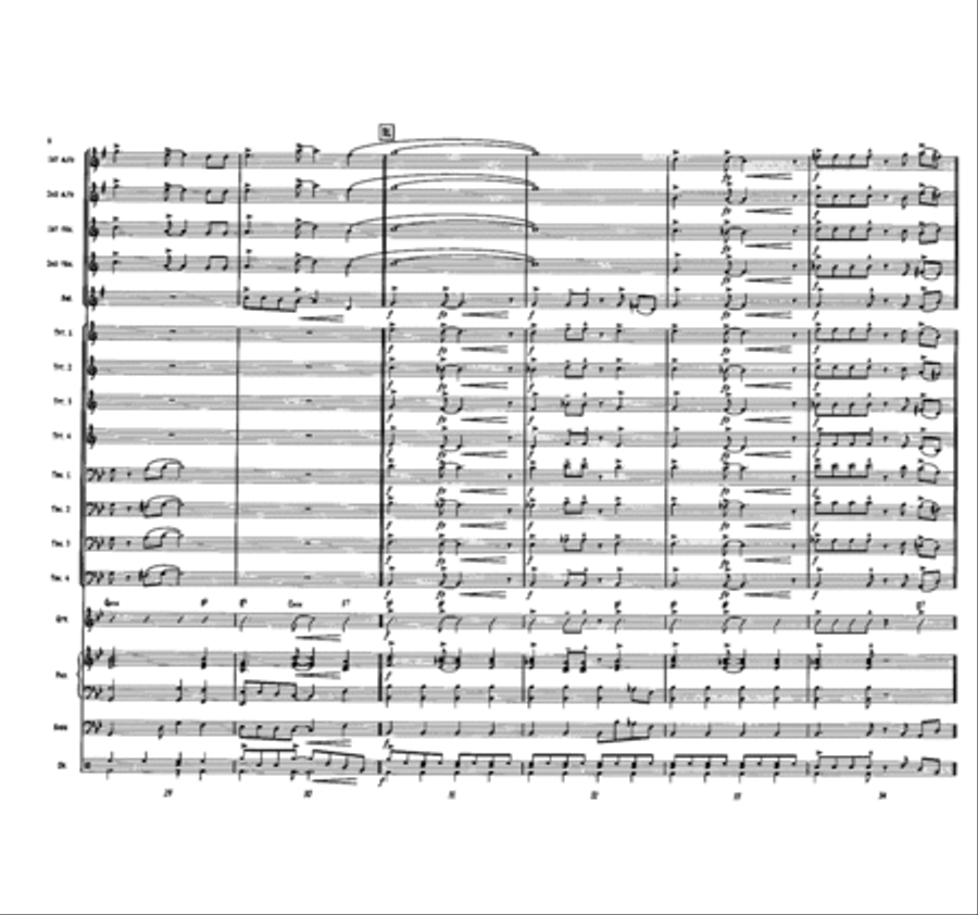 We Wish You a Merry Christmas Jazz Ensemble scores gallery preview page 6
