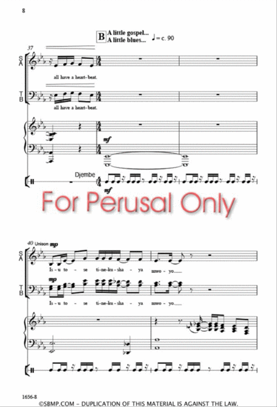 Heartbeat 4-Part scores gallery preview page 7