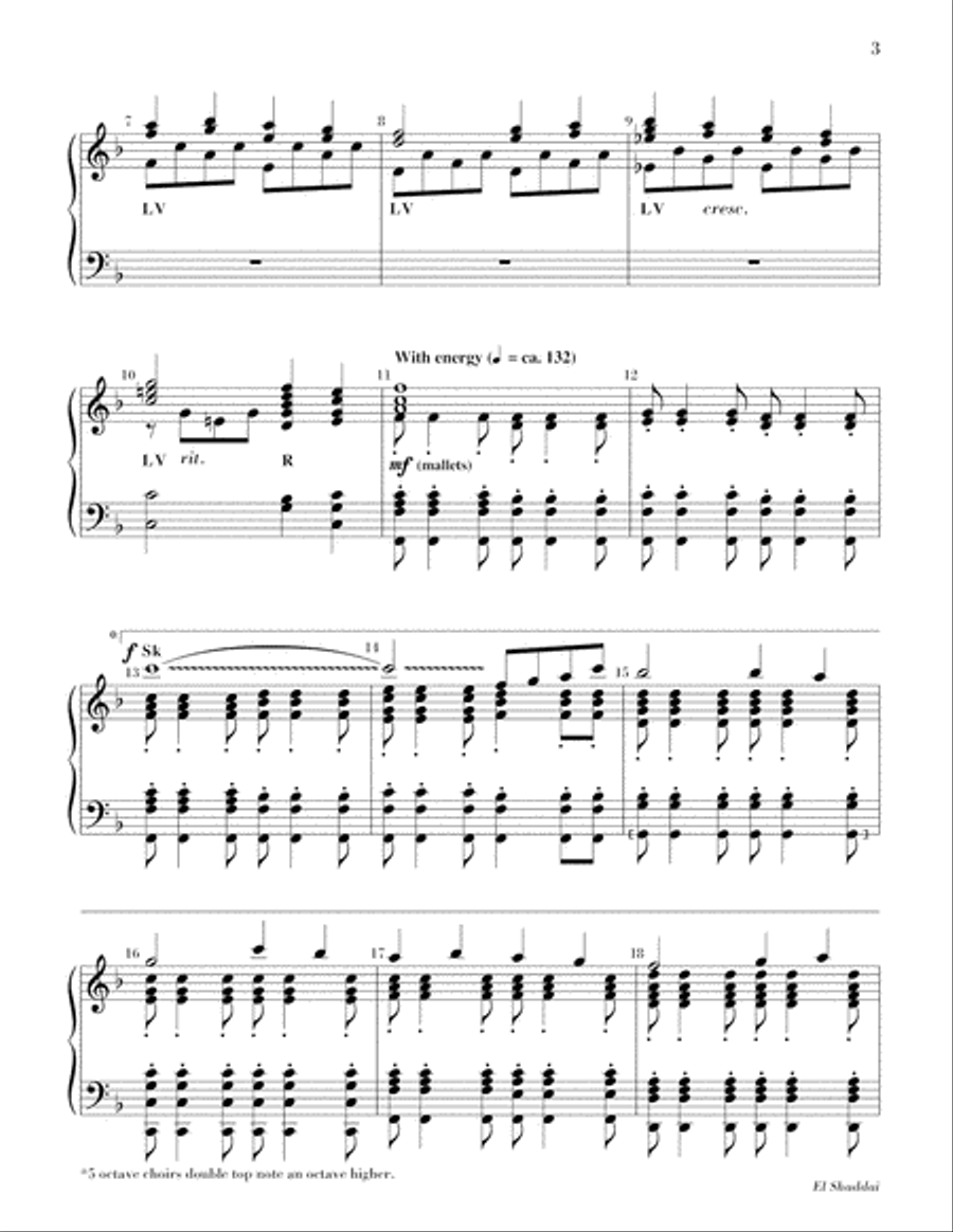 El Shaddai 5-Octaves scores gallery preview page 4