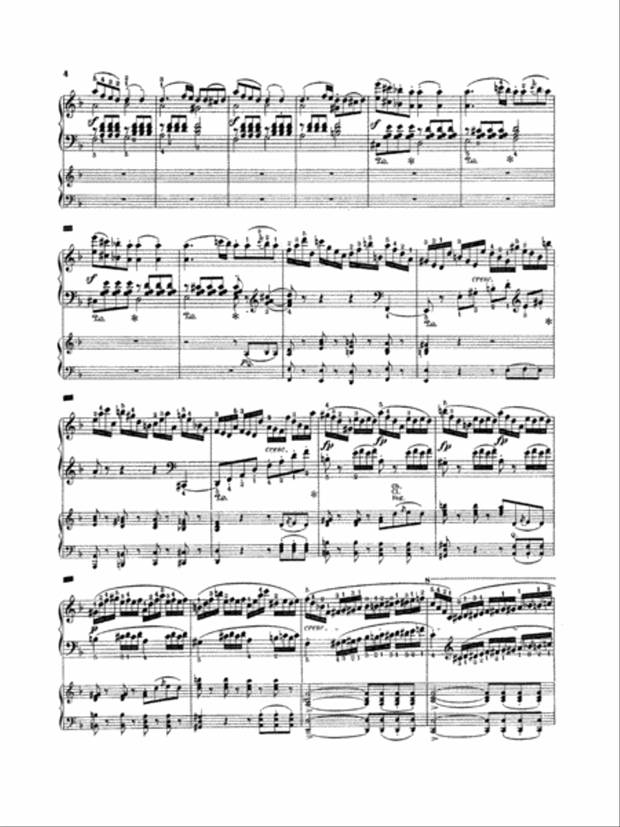 Mendelssohn: Piano Concerto No. 2 in D Minor, Op. 40 Piano scores gallery preview page 4