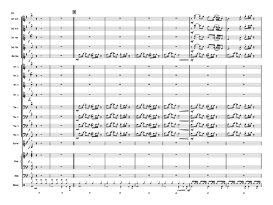 Dance Like No One's Watching Jazz Ensemble - Sheet Music page 10