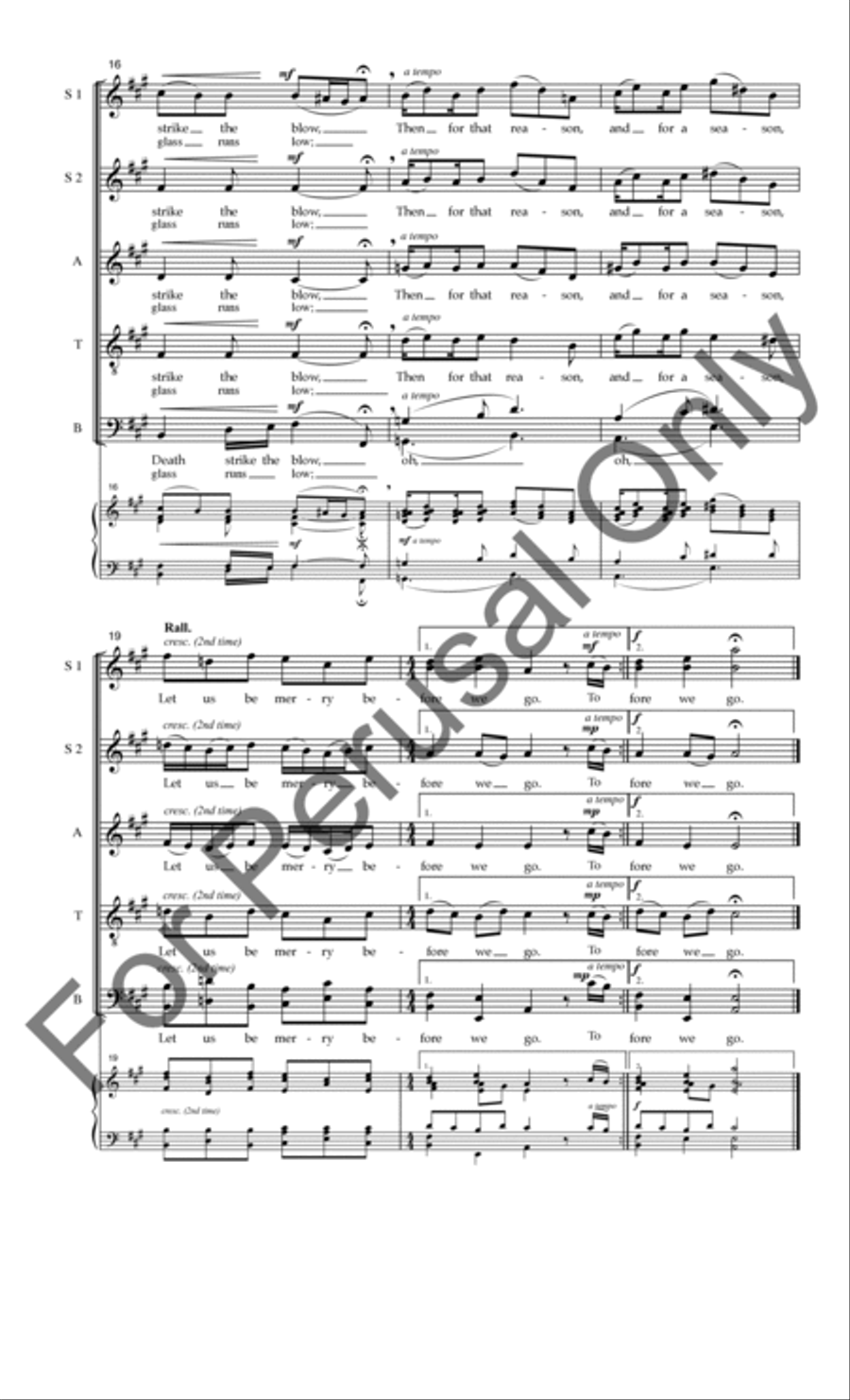 Let Us Be Merry SSATB scores gallery preview page 5