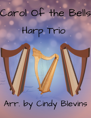 Book cover for Carol of the Bells, for Harp Trio