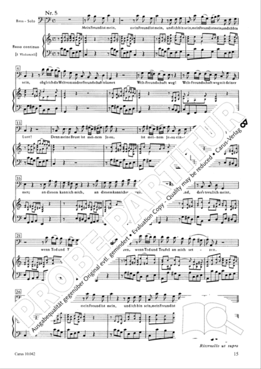 Mein Freund ist mein 4-Part scores gallery preview page 16