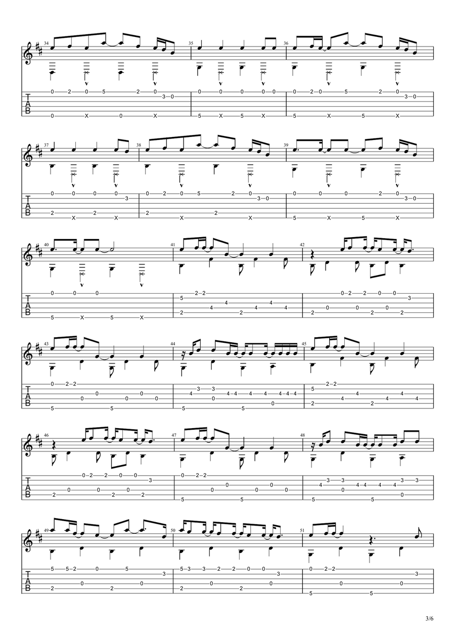 Style Style Acoustic Guitar scores gallery preview page 3