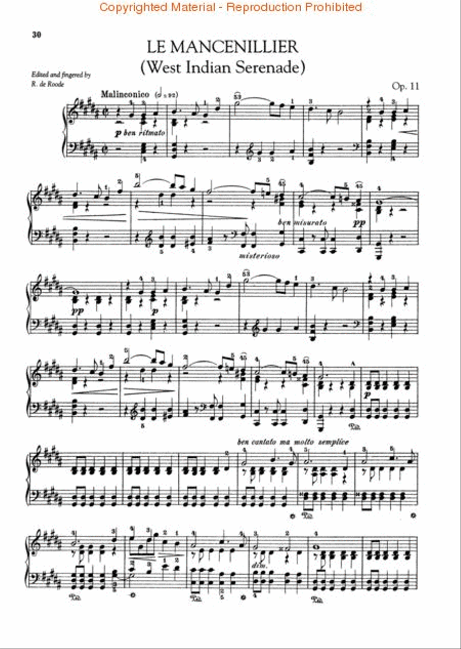 Collected Works for Piano Piano Solo scores gallery preview page 3