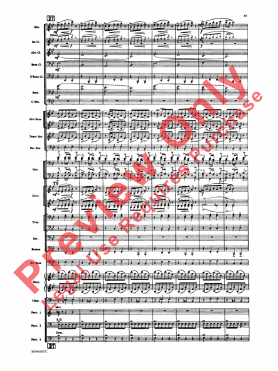 La Fiesta Mexicana Concert Band scores gallery preview page 68