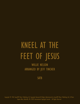 Kneel At The Feet Of Jesus