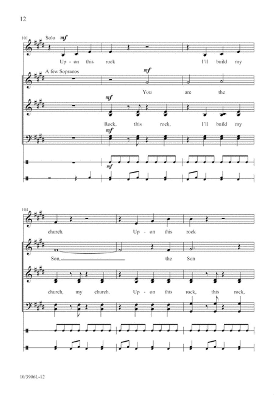 Upon This Rock 4-Part scores gallery preview page 13