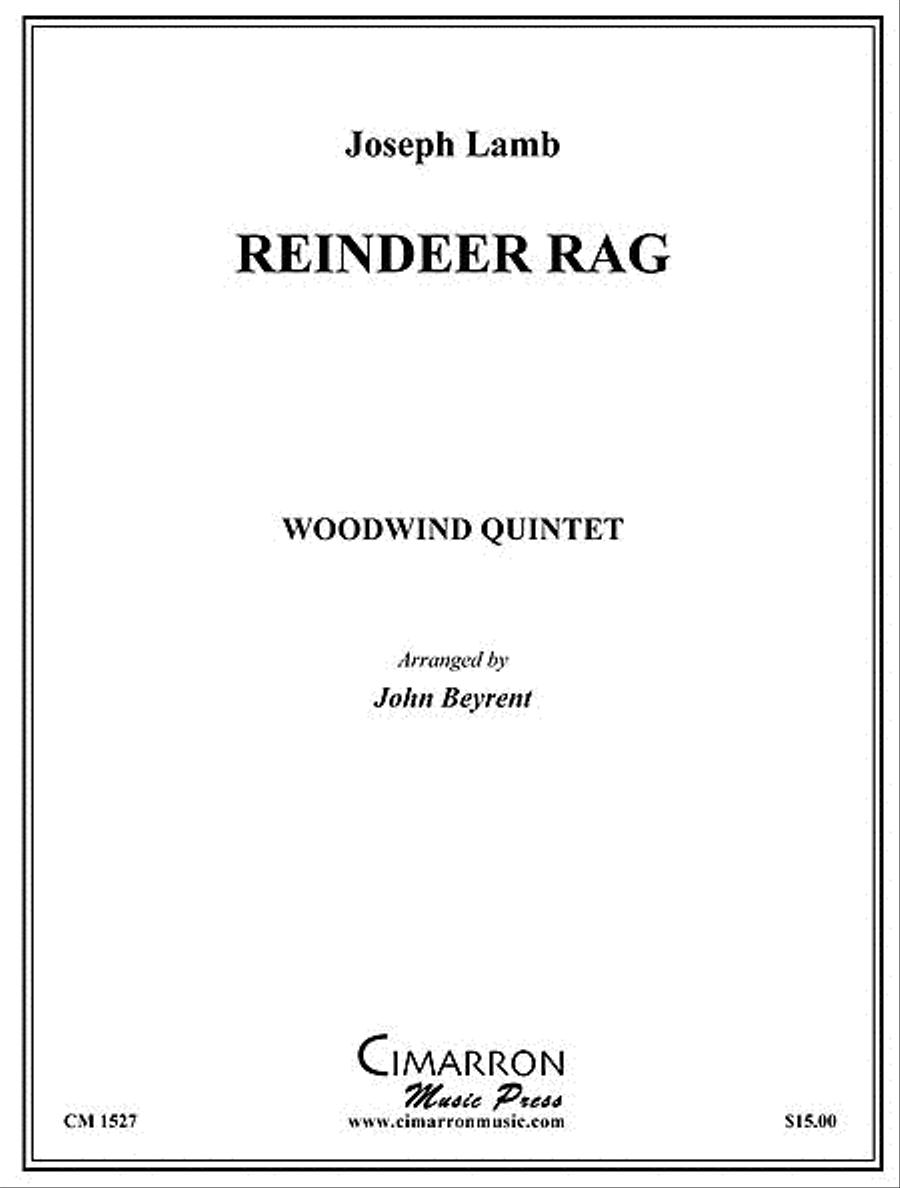 Reindeer Rag Woodwind Quintet scores gallery preview page 1