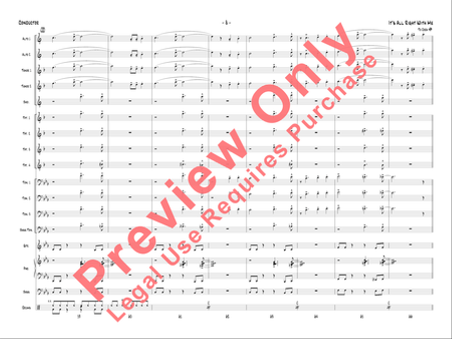 It's All Right with Me Jazz Ensemble scores gallery preview page 11