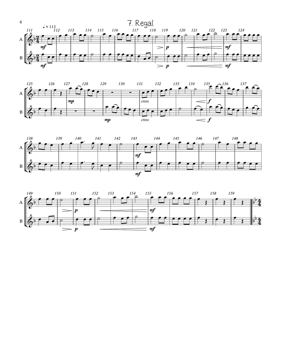 Ten Adaptable Duets for Young Band Musicians - Volume One - ALL Transpositions