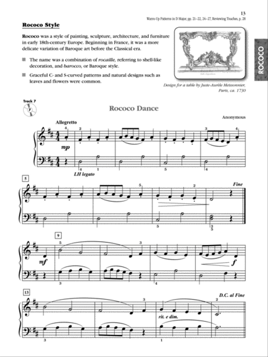 Exploring Piano Classics Repertoire, Book 1 Easy Piano scores gallery preview page 3