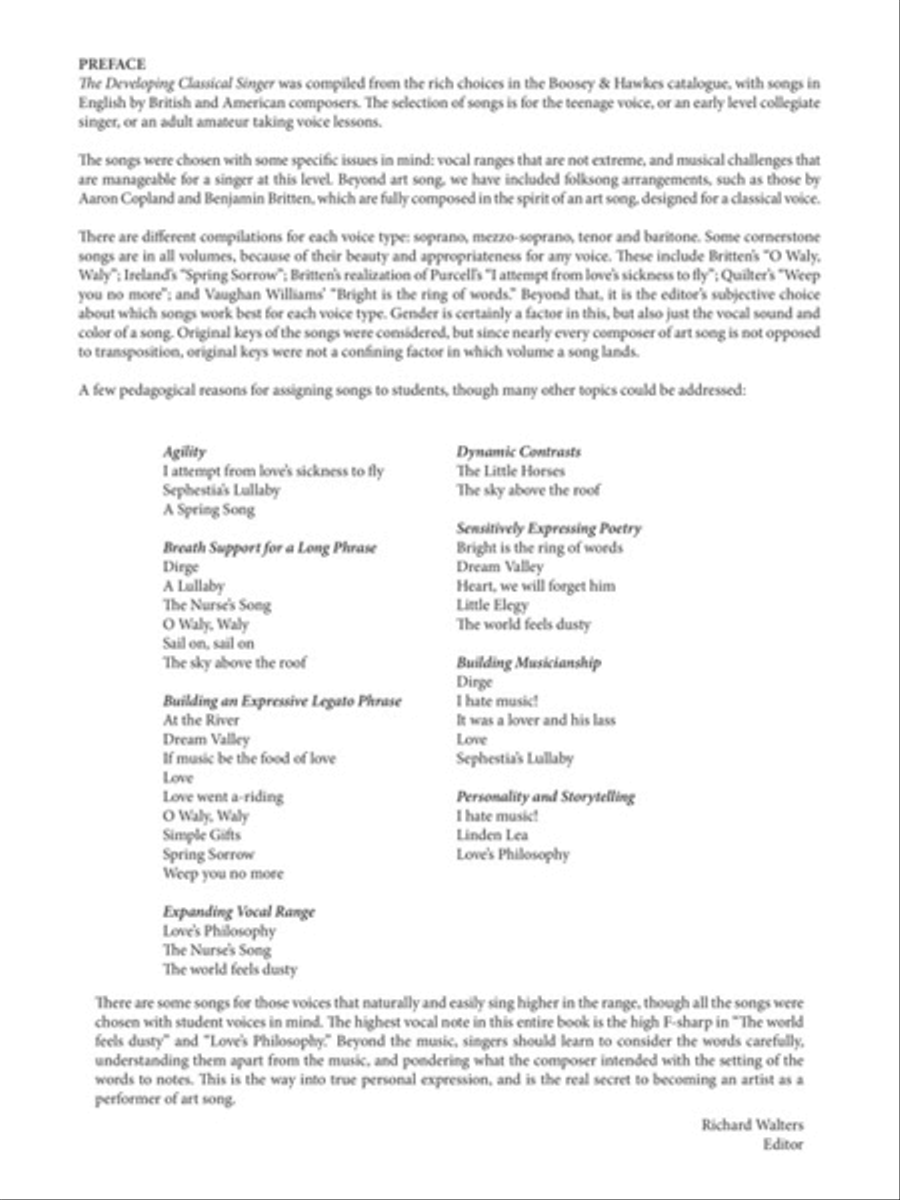 The Developing Classical Singer Mezzo-Soprano Voice scores gallery preview page 2