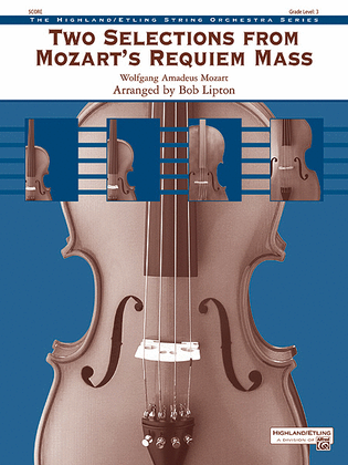 Book cover for Two Selections from Mozart's Requiem Mass